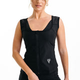 SWEAT VEST WOMEN'S W2 BLACK-L - BLACK,LARGE