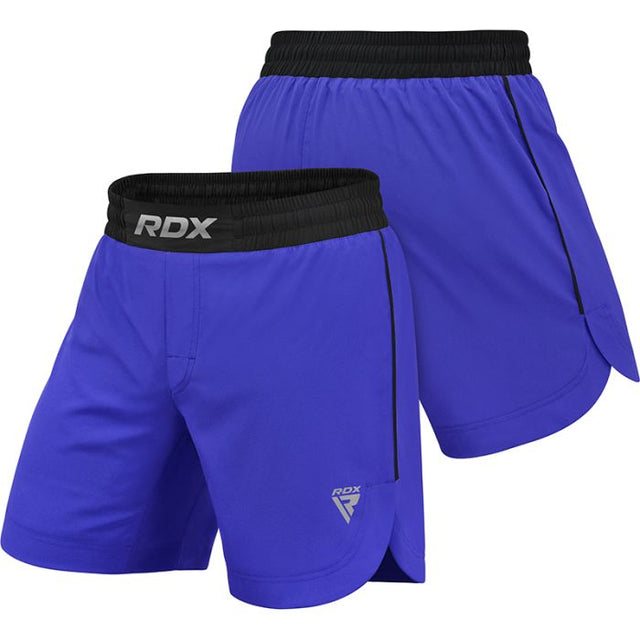 MMA SHORTS T15 BLUE-L - BLUE,LARGE