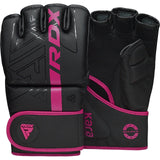 GRAPPLING GLOVES F6 MATTE PINK-M - MEDIUM