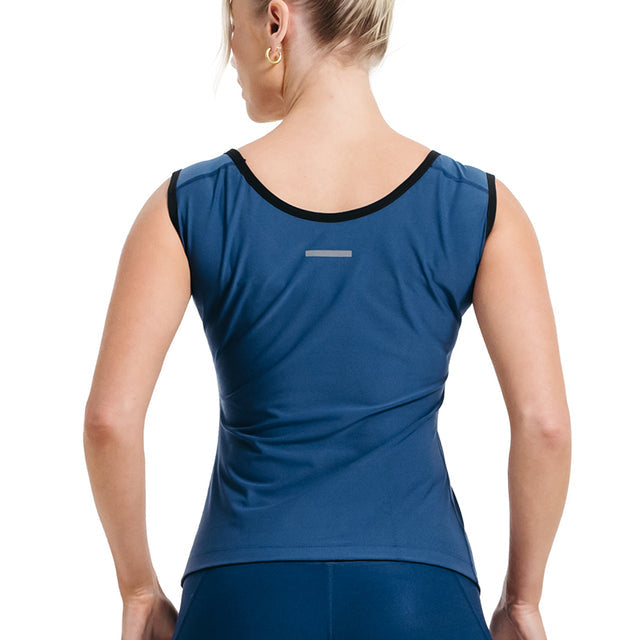 SWEAT VEST WOMEN'S W1 NAVY BLUE-3XL - NAVY BLUE,3XL