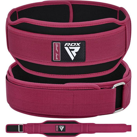 WEIGHT LIFTING DOUBLE BELT RX5 PINK-XS - XS