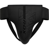 GROIN GUARD REX F6 MATTE BLACK-L - LARGE