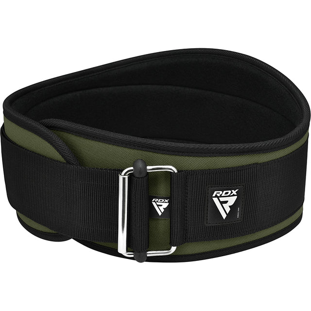 WEIGHT LIFTING BELT EVA CURVE RX3 ARMY GREEN-S - ARMY GREEN,SMALL