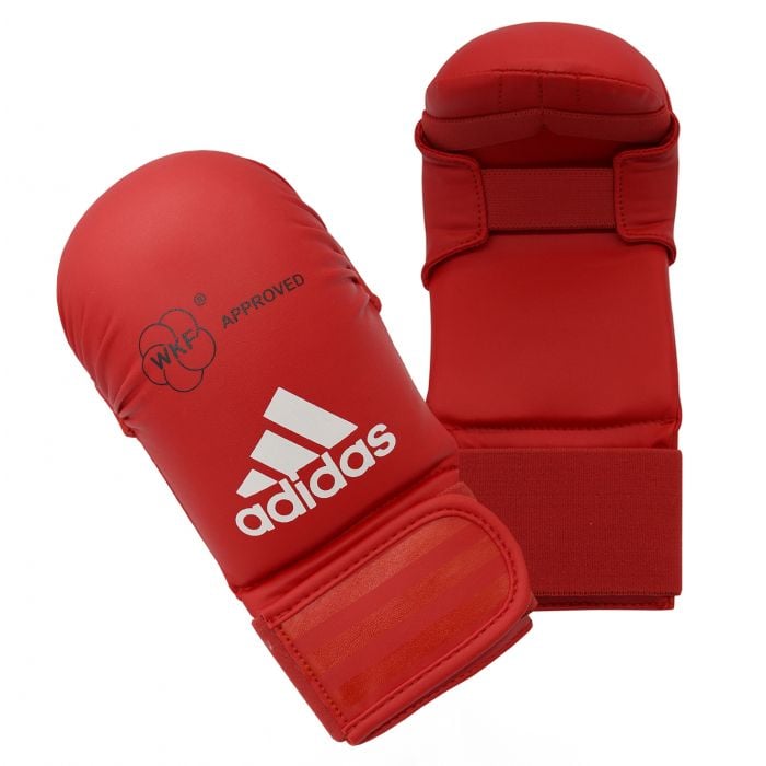 ADIDAS WKF MITT *NO THUMB* RED LAR