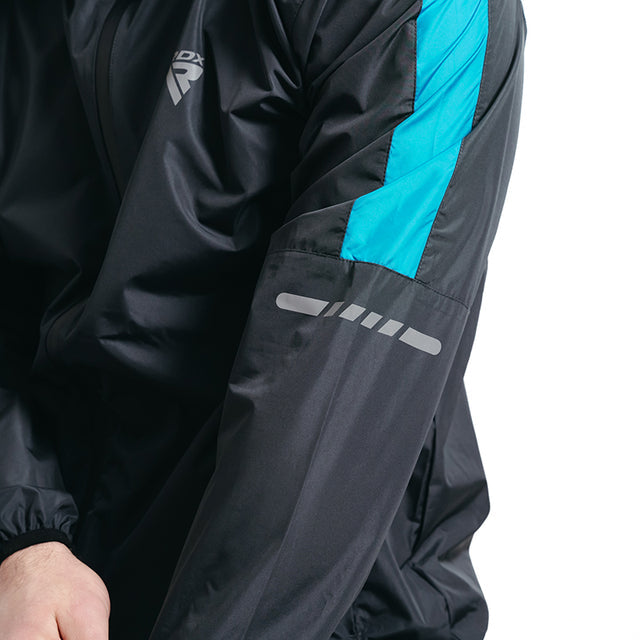 CLOTHING SAUNA SUIT H1 SKY BLUE-L - SKY BLUE,LARGE