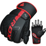 GRAPPLING GLOVES F6 MATTE RED-L - LARGE