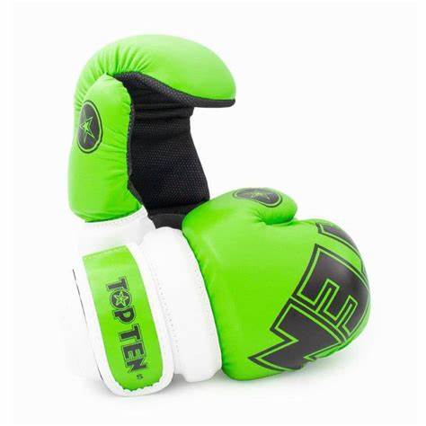 Pointfighter "Glossy Block" Green/Black Medium - M