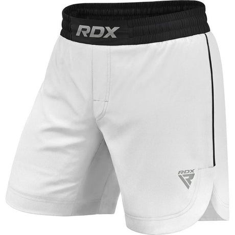 MMA SHORTS T15 WHITE-M - WHITE,MEDIUM