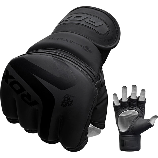 GRAPPLING GLOVE F15 MATTE BLACK-XL - XL