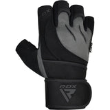 GYM GLOVE MICRO GRAY/BLACK PLUS-M - GRAY/BLACK,MEDIUM