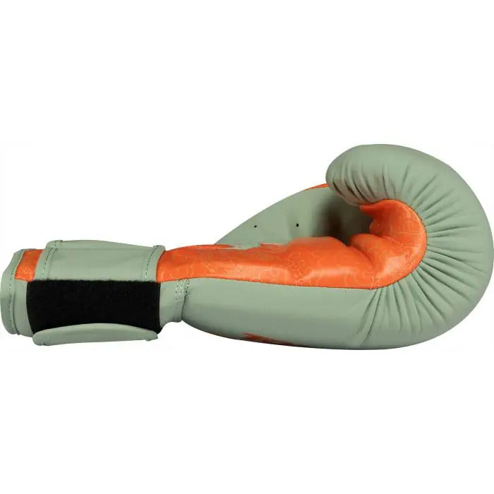 Boxing gloves “Dragon” - Green/Orange,16oz