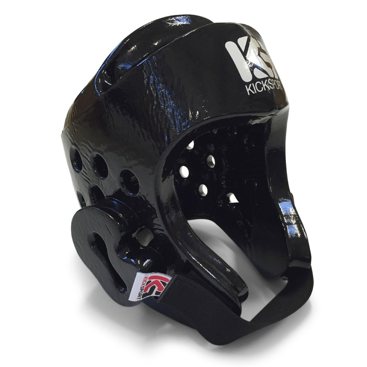 Kicksport "Fight" Dipped Foam Head Guard - Black Adult - L - L