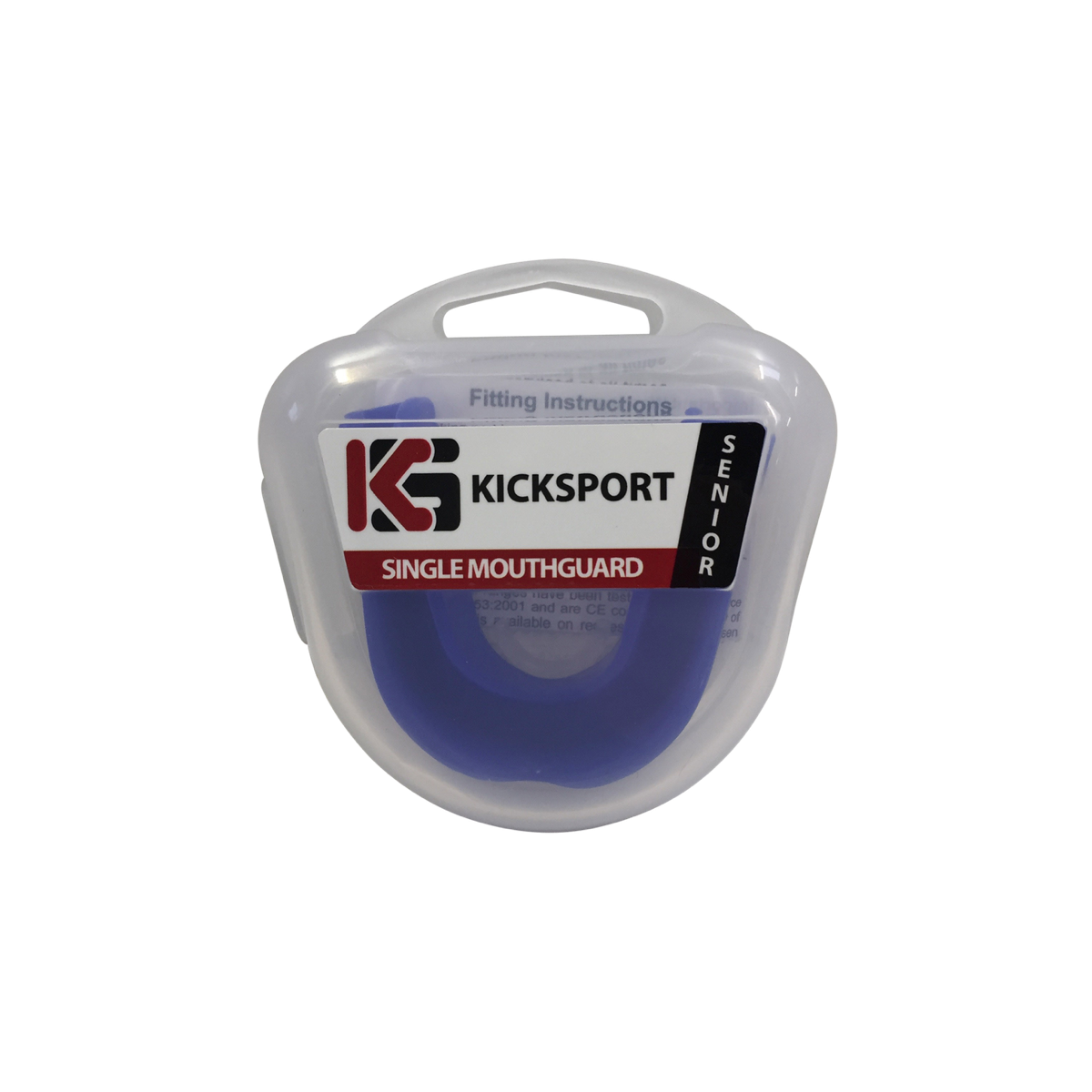 Kicksport Mouth Guard with Case - Single JUNIOR (KSMGSJ) - Pink Sparkle - Pink Sparkle