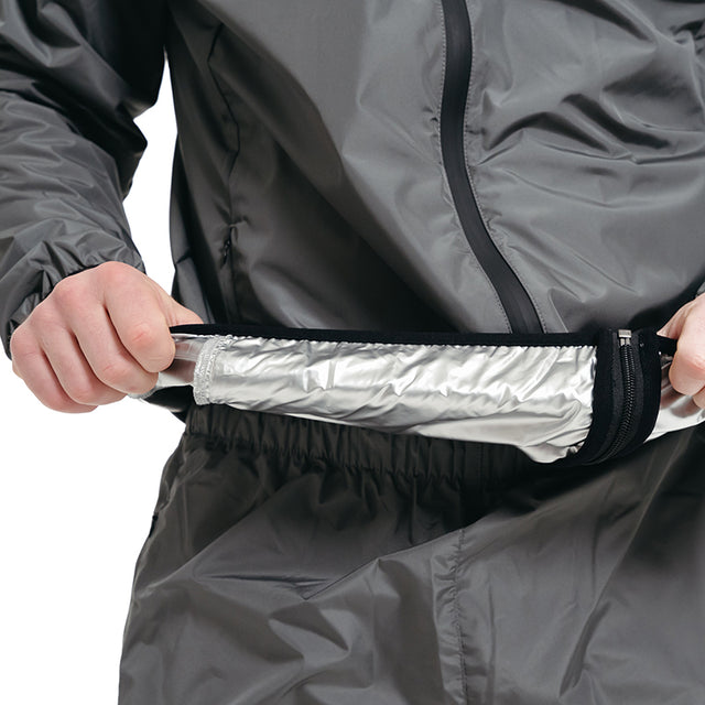 CLOTHING SAUNA SUIT C1 GRAY-S - GRAY,SMALL