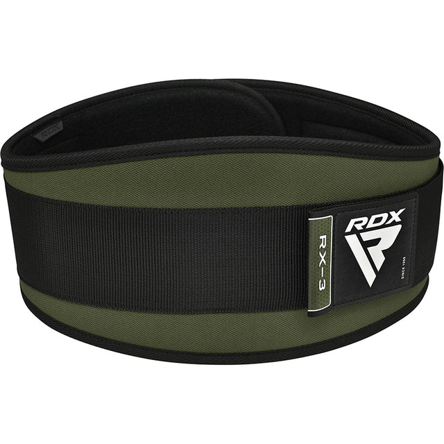 WEIGHT LIFTING BELT EVA CURVE RX3 ARMY GREEN-XL - ARMY GREEN,XL