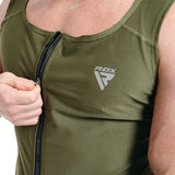 SWEAT VEST MENS M2 ARMY GREEN-4XL - ARMY GREEN,4XL