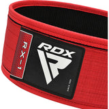 WEIGHT LIFTING STRAP BELT RX1 RED-M - RED,MEDIUM