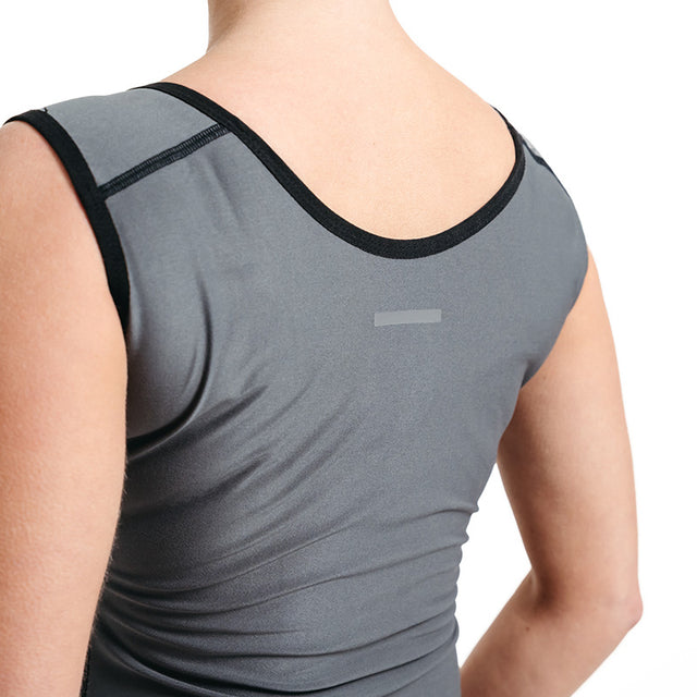 SWEAT VEST WOMEN'S W1 GREY-XL - GREY,XL