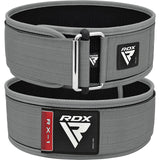 WEIGHT LIFTING STRAP BELT RX1 GRAY-L - GRAY,LARGE