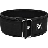 WEIGHT LIFTING STRAP BELT RX1 BLACK-XL - BLACK,XL