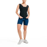 SWEAT WOMEN'S SHORTS W1 NAVY BLUE-M - NAVY BLUE,MEDIUM