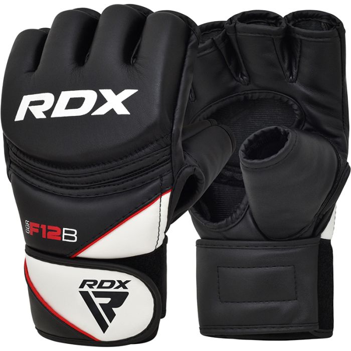 GRAPPLING GLOVE NEW MODEL GGRF-12 BLACK -S - BLACK,SMALL