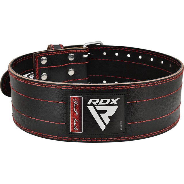 WEIGHT LIFTING POWER BELT RD1 RED-L - RED,LARGE