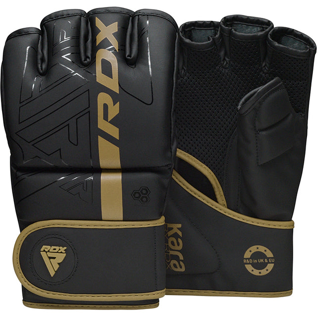 GRAPPLING GLOVES F6 MATTE GOLDEN-L - LARGE