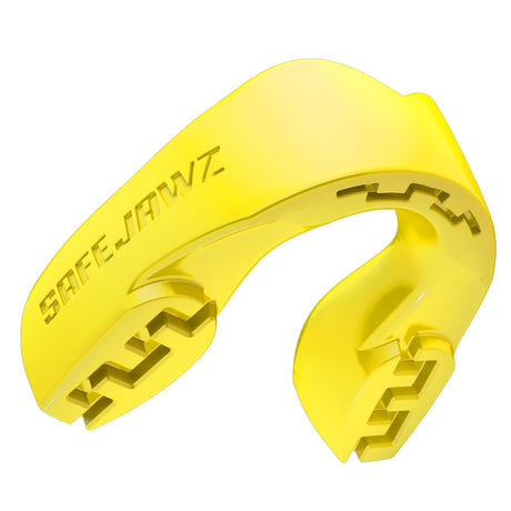 SafeJawz Intro Series Mouth Guards (KSSJIS) - Fluro Yellow,Senior