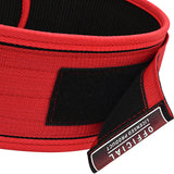 WEIGHT LIFTING STRAP BELT RX1 RED-L - RED,LARGE