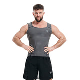 SWEAT VEST MENS M1 GREY-4XL - GREY,4XL