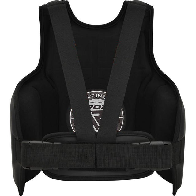 CHEST GUARD F6 MATTE BLACK PLUS-S/M - BLACK,S/M