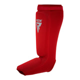 HOSIERY SHIN INSTEP FOAM RED/WHITE-M - RED/WHITE,MEDIUM