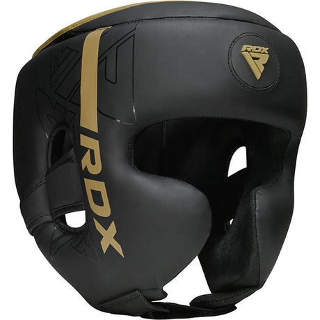 HEAD GUARD F6 MATTE GOLDEN-L - LARGE