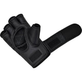 GRAPPLING GLOVE NEW MODEL GGRF-12 BLACK -S - BLACK,SMALL