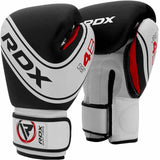 BOXING GLOVE KIDS WHITE/BLACK 6oz - WHITE/BLACK,6OZ