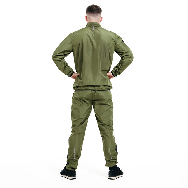 CLOTHING SAUNA SUIT C1 ARMY GREEN-XL - ARMY GREEN,XL