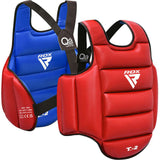 SEMI CONTACT CHEST GUARD SCC-T2 RED/BLUE-S/M - RED/BLUE,S/M