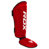 SHIN INSTEP MOLDED KING RED/WHITE-XL - RED/WHITE,XL