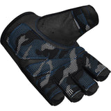 GYM TRAINING GLOVES T2 HALF BLUE PLUS