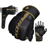 GRAPPLING GLOVES F6 MATTE GOLDEN-L - LARGE