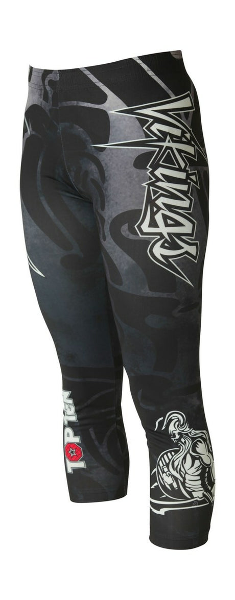 TOP TEN MMA Capri Compression Pants "Vikings" (18803-9) - XS - XS