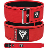 WEIGHT LIFTING STRAP BELT RX1 RED-S - RED,SMALL