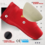 HOSIERY ELBOW FOAM RED-XL - RED,XL