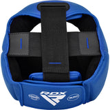 HEAD GUARD LEATHER IBA APPROVED-1 BLUE-S - BLUE,SMALL