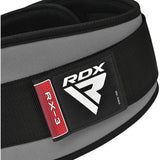 WEIGHT LIFTING BELT EVA CURVE RX3 GRAY-M - GRAY,MEDIUM