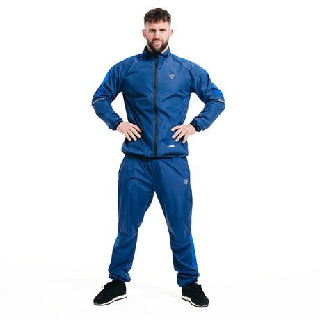 CLOTHING SAUNA SUIT C1 BLUE-L - BLUE,LARGE