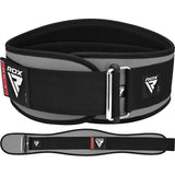 WEIGHT LIFTING BELT EVA CURVE RX3 GRAY-L - GRAY,LARGE