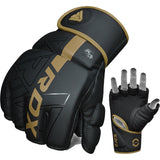 GRAPPLING GLOVES F6 MATTE GOLDEN-XL - XL