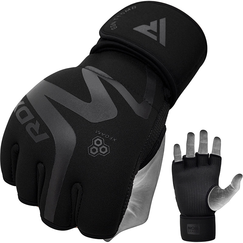 GRAPPLING GLOVE NEOPRENE T15 MATTE BLACK-L - Large